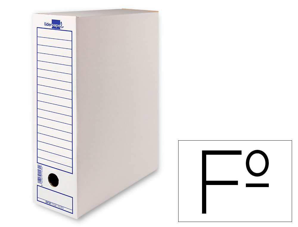 CAIXA PARA ARQUIVO DEFINITIVO LIDERPAPEL FORMATO FOLIO