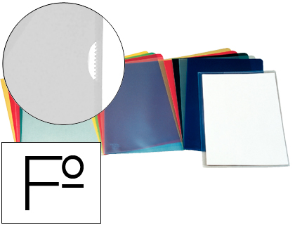 BOLSA DOSSIER ESSELTE EM PLASTICO FOLIO TRANSPARENTE 110 MICRONS