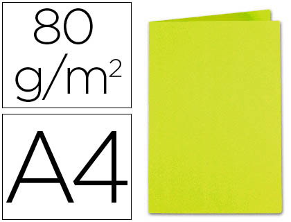 CLASSIFICADOR EXACOMPTA EM CARTOLINA DIN A4 VERDE MENTA 80 GR