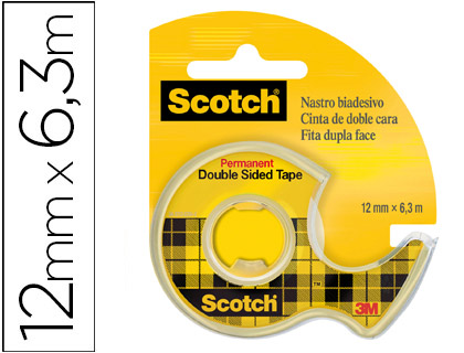 FITA ADESIVA SCOTCH 6,3 MT X 12 MM