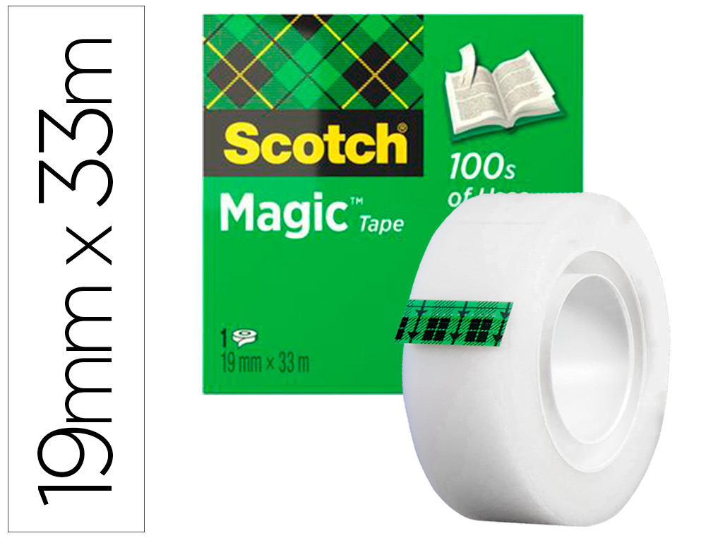 FITA ADESIVA SCOTCH 33 MT X 19 MM