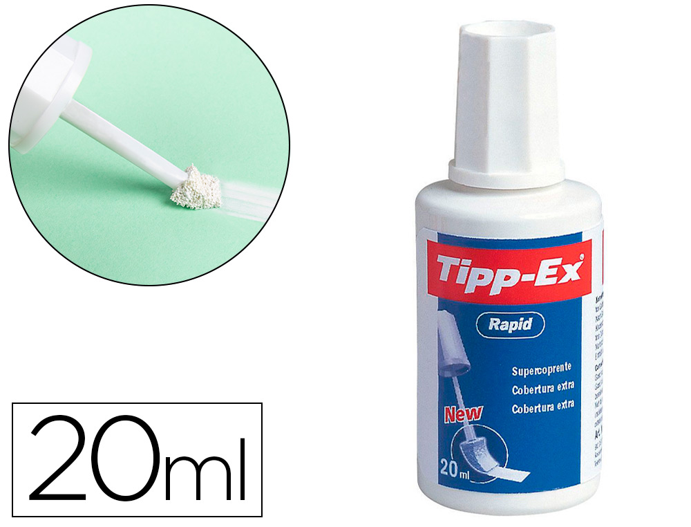 CORRETOR DE PINCEL TIPP-EX, DE20 ML, COM SECAGEM RAPIDA