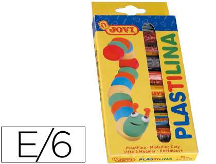 PLASTICINA JOVI CORES SORTIDAS - 10 BARRAS