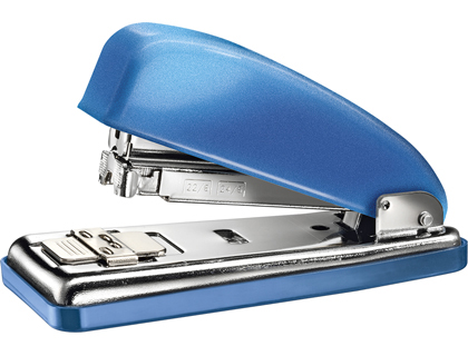 AGRAFADOR PETRUS 226 CLASSIC WOW AZUL METALIZADO CAPACIDADE 30 FOLHAS EM BLISTER