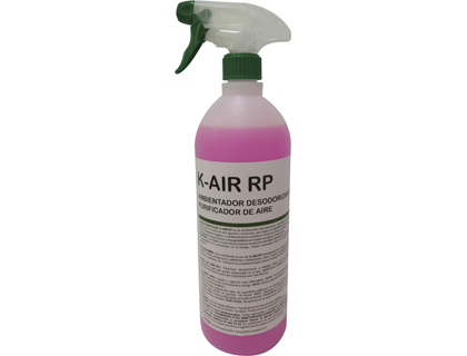 AMBIENTADOR SPRAY IKM K-AIR ODOR ROUPA LIMPA GARRAFA DE 1 LITRO