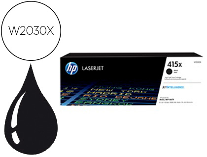 TONER HP 415X LASER COLOR M454 / MFP M479 PRETO 7500 PAGINAS