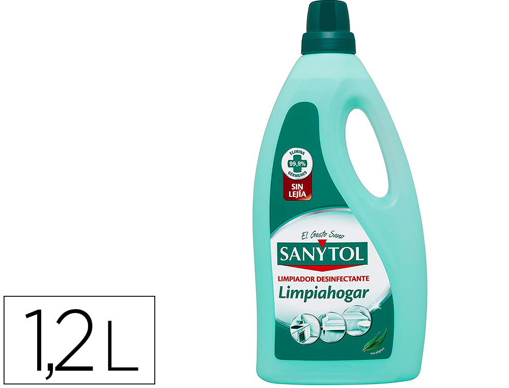 DETERGENTE DESEMFETANTE SANYTOL LIMPEZA DOMESTICA MULTISUPERFICIES FRASCO DE 1200 ML
