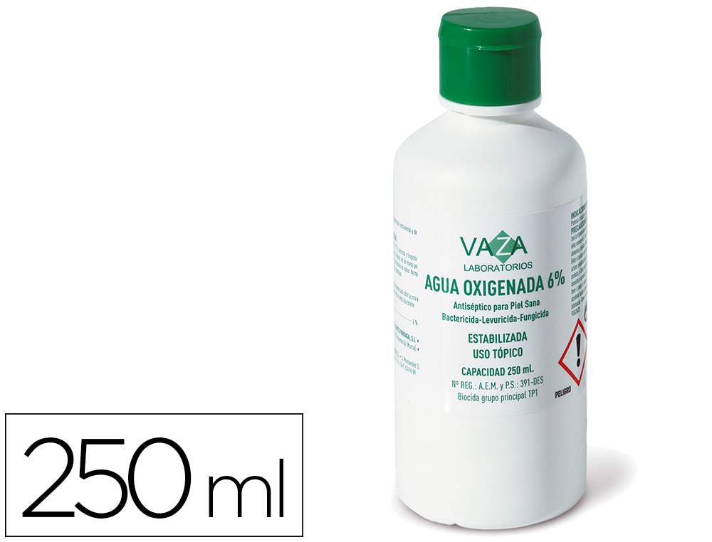 AGUA OXIGENADA VAZA FRASCO DE 250 ML