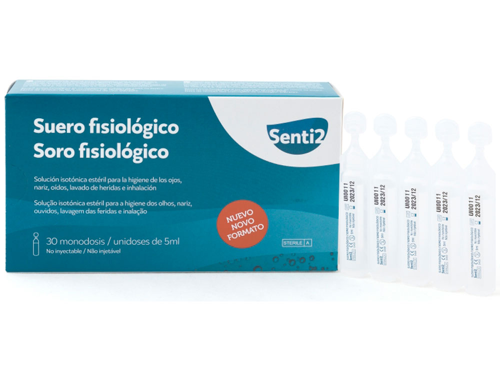 SORO FISIOLOGICO ESTERIL VISCLEAN MONODOSES 5 ML CAIXA DE 30 UNIDADES