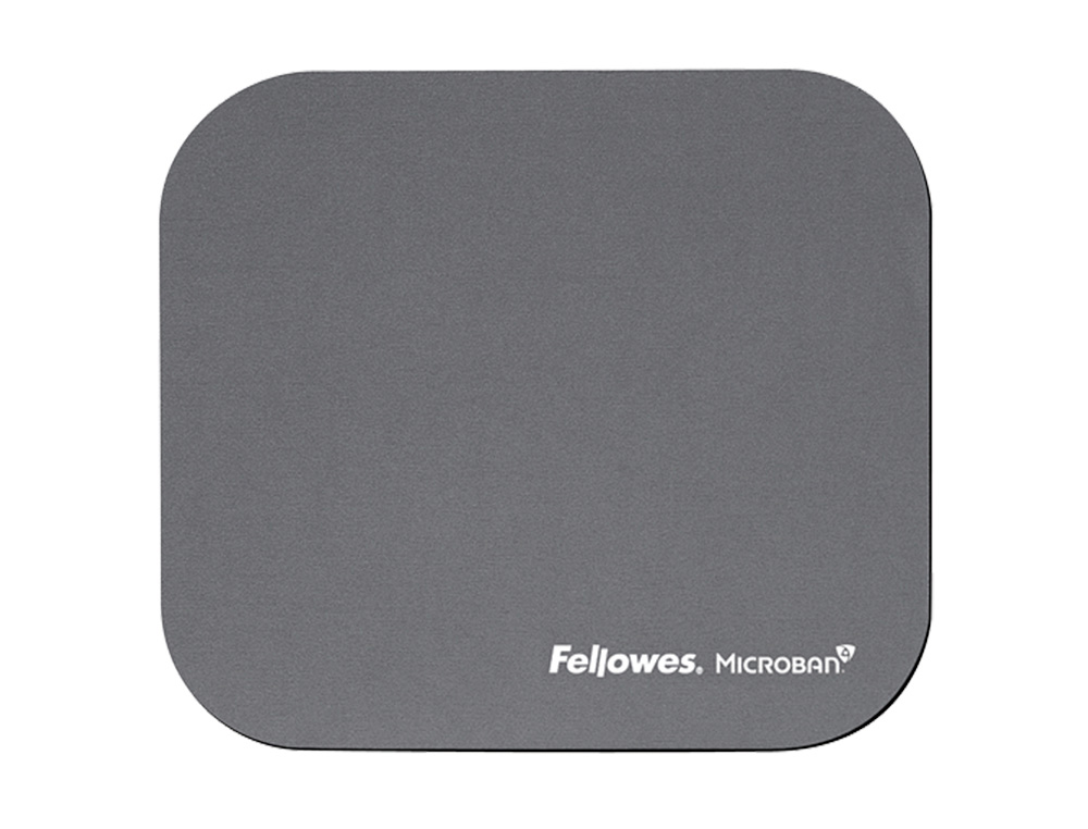 TAPETE PARA RATO FELLOWES COM PROTECAO MICROBAN COR CINZA 226X192X3 MM