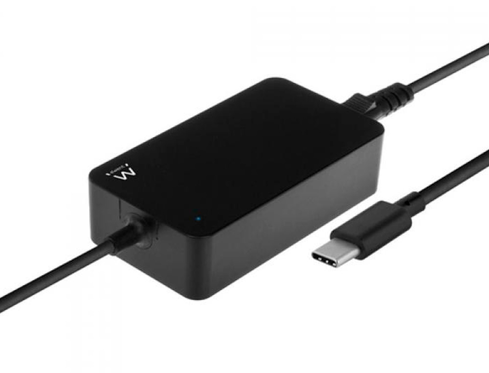 CARREGADOR EWENT PARA PORTATIL USB TYPE-C 100-240V 45W
