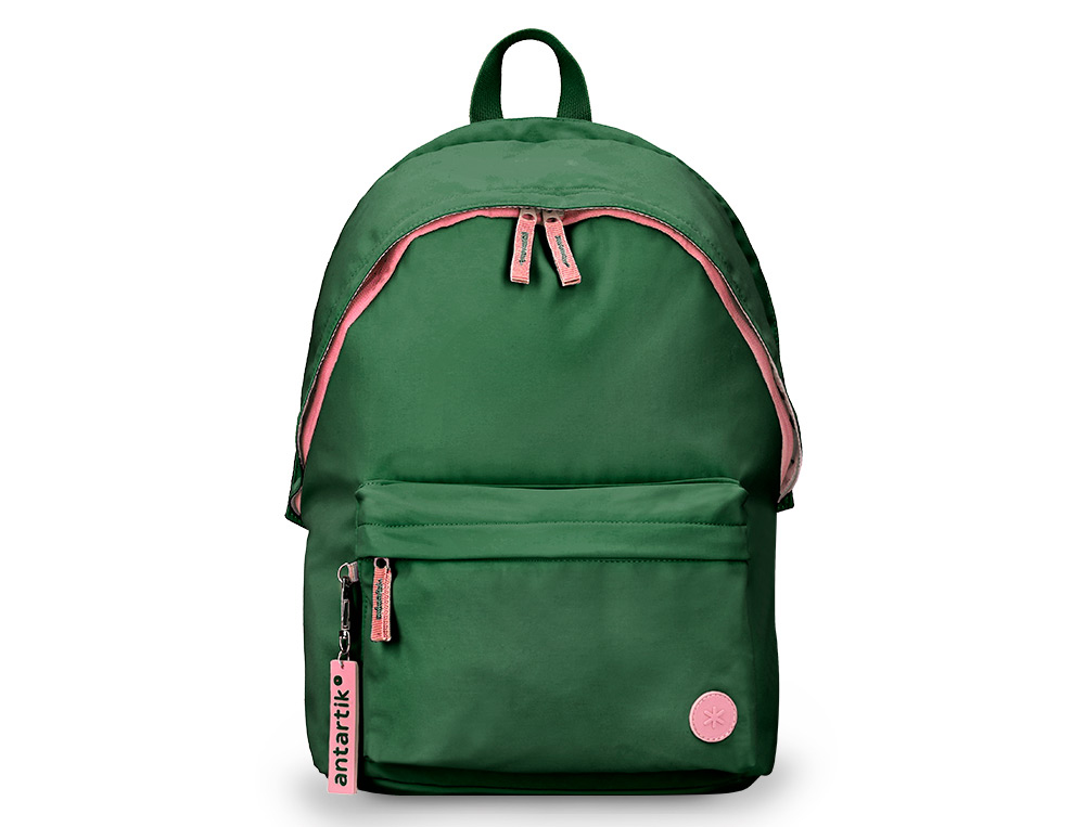 MOCHILA ANTARTIK TEENS 20L COMPARTIMENTO PARA PORTATIL COR VERDE 420X160X300 MM