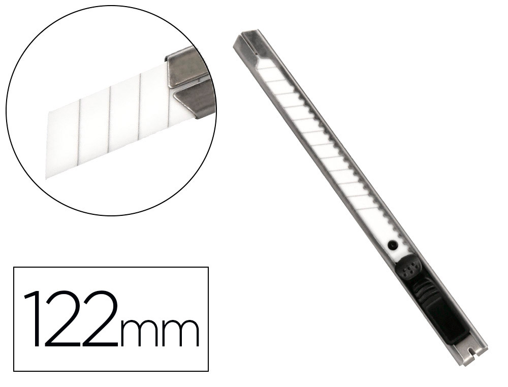 X-ATO METALICO Q-CONNECT XD-C18 LAMINA ESTREITA DE CERAMICA 122X10X4 MM