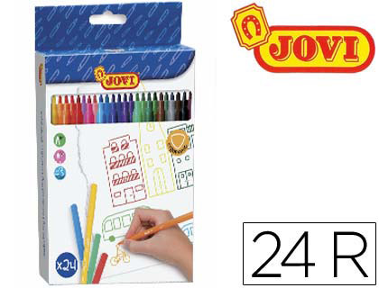 MARCADOR JOVI CORES SORTIDAS 24 UNIDADES
