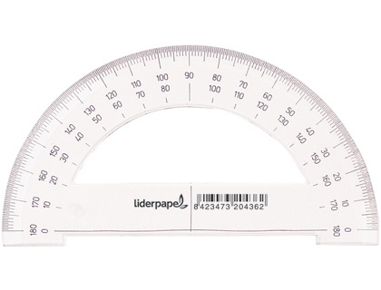 TRANSFERIDOR PLASTICO BASE LIDERPAPEL 13 CM