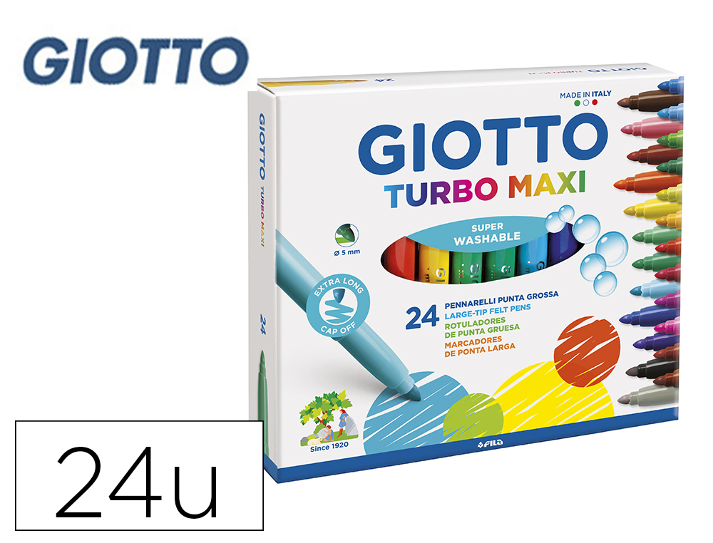MARCADOR TURBO-MAXI COM 24 UNIDADES