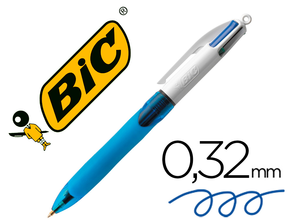 ESFEROGRAFICA BIC QUATRO CORES FASHION MINI
