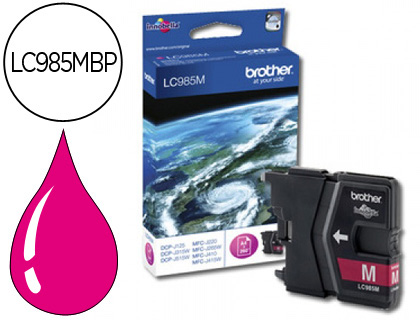 TINTEIRO BROTHER LC-985M MAGENTA DCP-J125/DCP-J315W MFC-J265W/MFC-J410/MFC-J415W