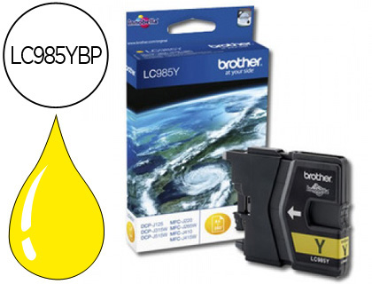 TINTEIRO BROTHER LC-985E AMARELO DCP-J125/DCP-J315W MFC-J265W/MFC-J410/MFC-J415W