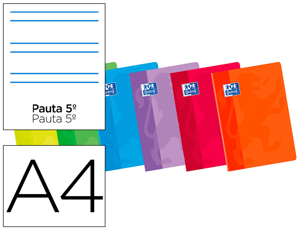 CADERNO ESCOLAR OXFORD 80 FOLHAS DIN A4 2 PAUTADO
