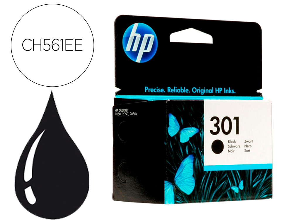 TINTEIRO HP 301 PRETO