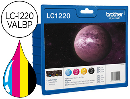 TINTEIRO BROTHER MFC-J430W DCP-J725W/J925W PACK 4 CORES