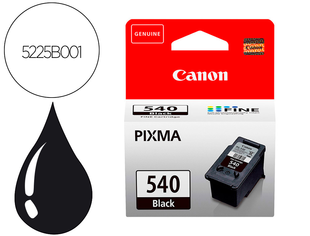 TINTEIRO CANON PG-540 PRETO PIXMA MG2150/3150