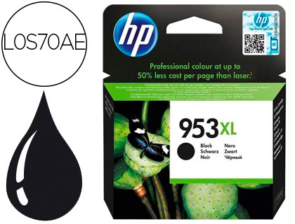 TINTEIRO HP JET 953 XL OFFICEJET PRO 8210 / 8710 / 8725 PRETO 2000 PAG