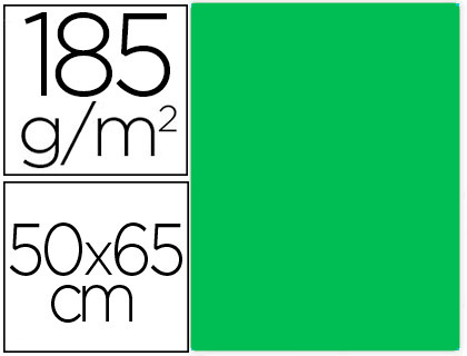 CARTOLINA GUARRO 50X65 CM 185 GR KIWI