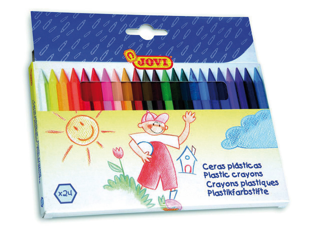 LAPIS CERA JOVI HEXAGONAL COM 24 LAPIS
