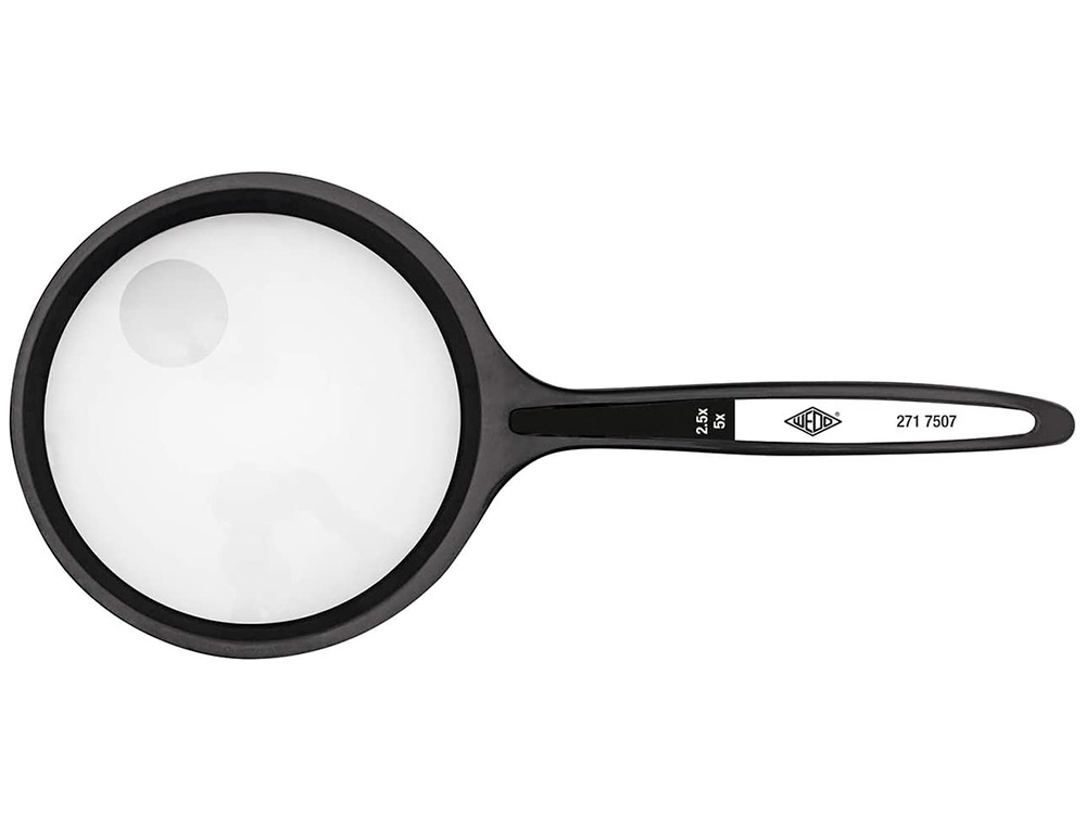 LUPA CRISTAL BIFOCAL WALTEX - 75 MM.