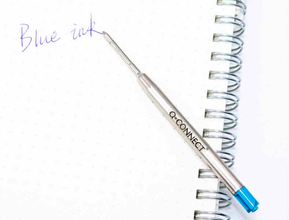 RECARGA PARA ESFEROGRAFICAS Q-CONNECT TIPO PARKER AZUL