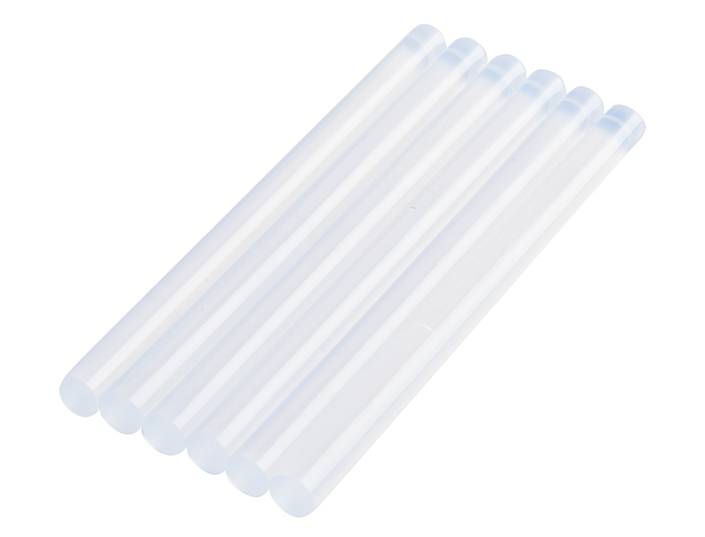 BARRA COLA TERMOFUSIVEL LIDERPAPEL 7 MM DIAMETRO X 100 MM COMPRIMENTO CAIXA DE 50 UNIDADES