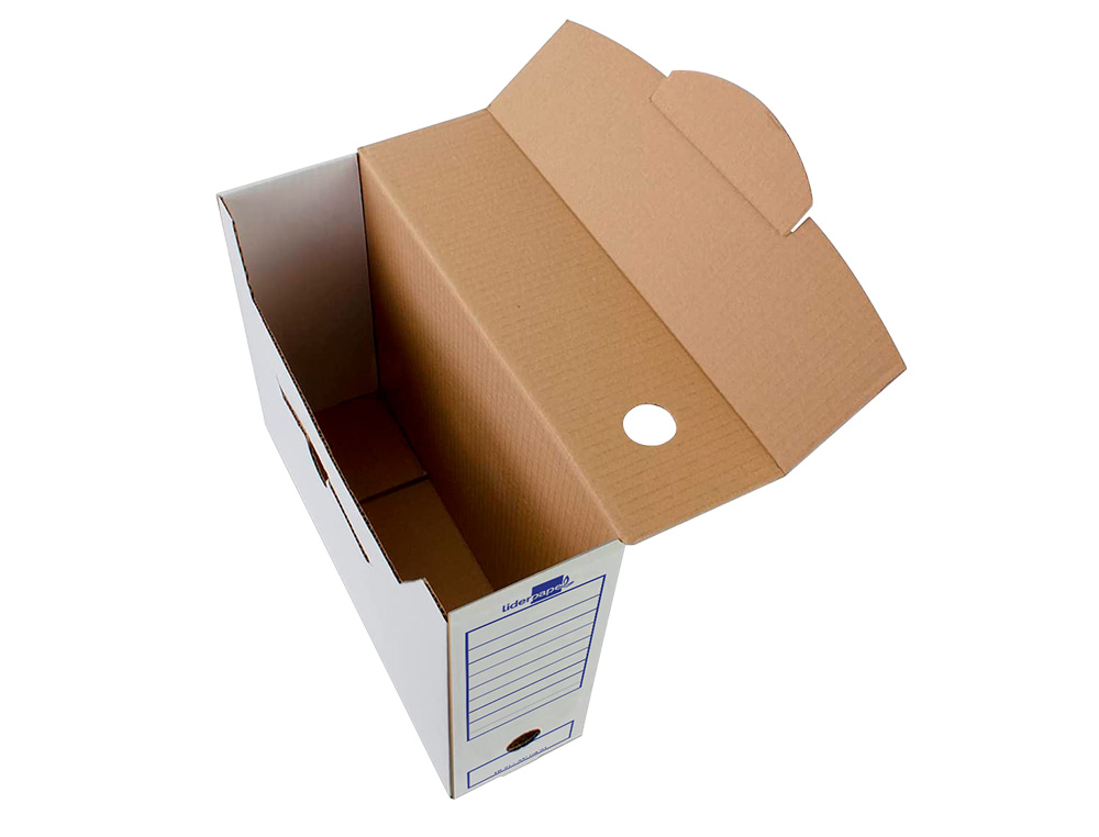 CAIXA PARA ARQUIVO MORTO LIDERPAPEL CARTAO 340 GR FOLIO