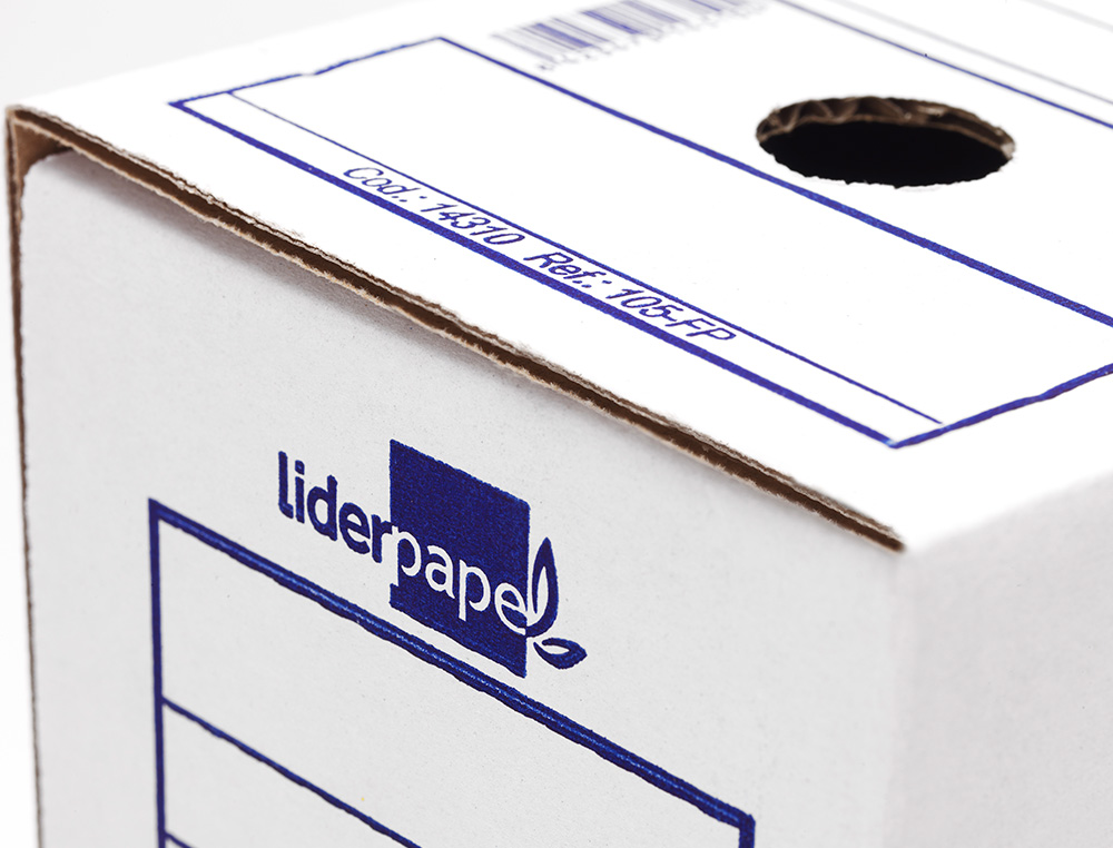 CAIXA PARA ARQUIVO MORTO LIDERPAPEL CARTAO 340 GR FOLIO