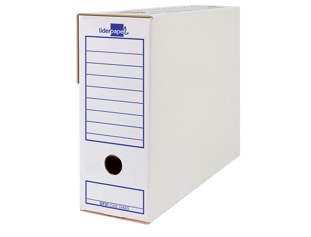 CAIXA PARA ARQUIVO MORTO LIDERPAPEL CARTAO 340 GR FOLIO