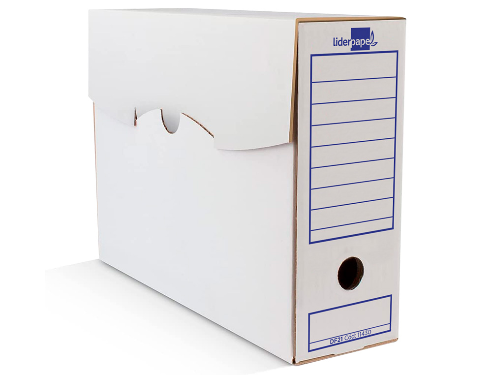 CAIXA PARA ARQUIVO MORTO LIDERPAPEL CARTAO 340 GR FOLIO