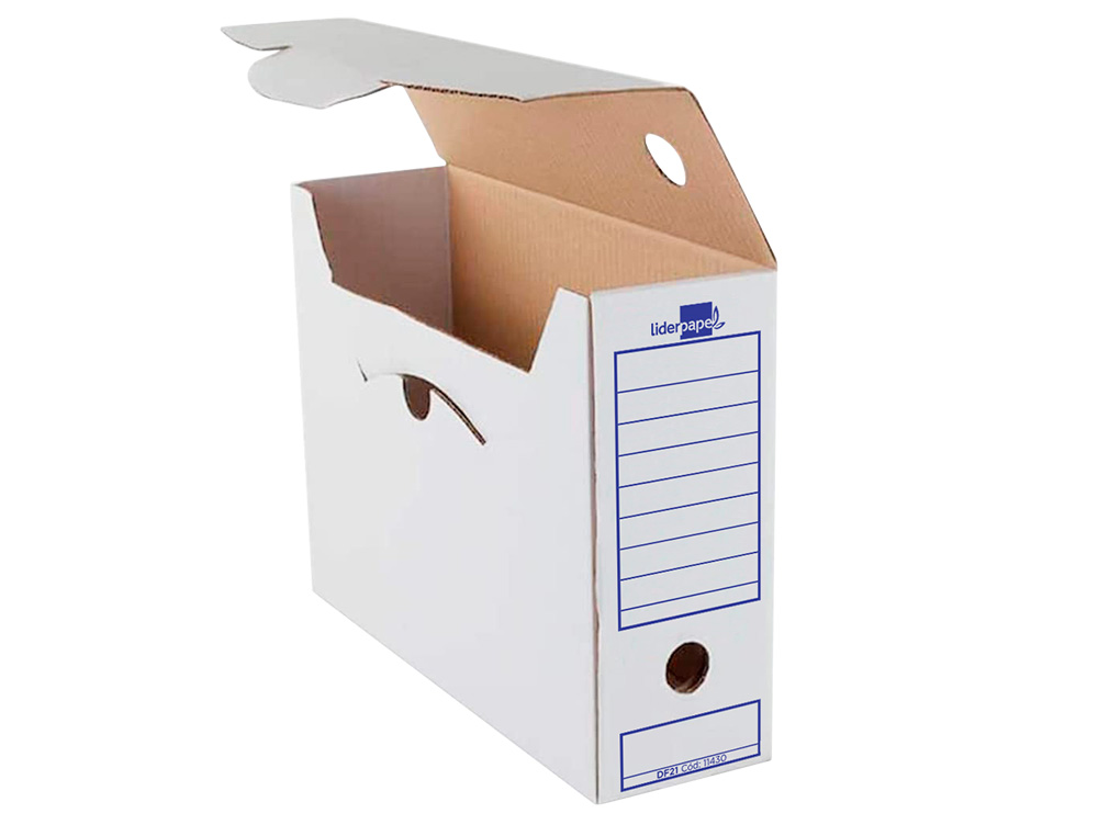CAIXA PARA ARQUIVO MORTO LIDERPAPEL CARTAO 340 GR FOLIO