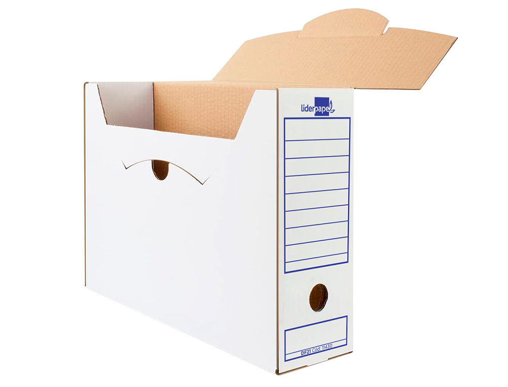 CAIXA PARA ARQUIVO MORTO LIDERPAPEL CARTAO 340 GR FOLIO