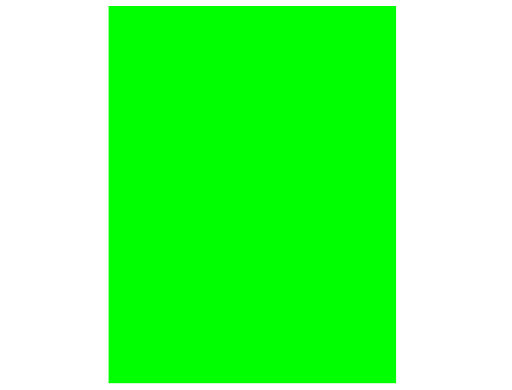 CARTOLINA FLUORESCENTE 50 X 65 CM 230 GR VERDE
