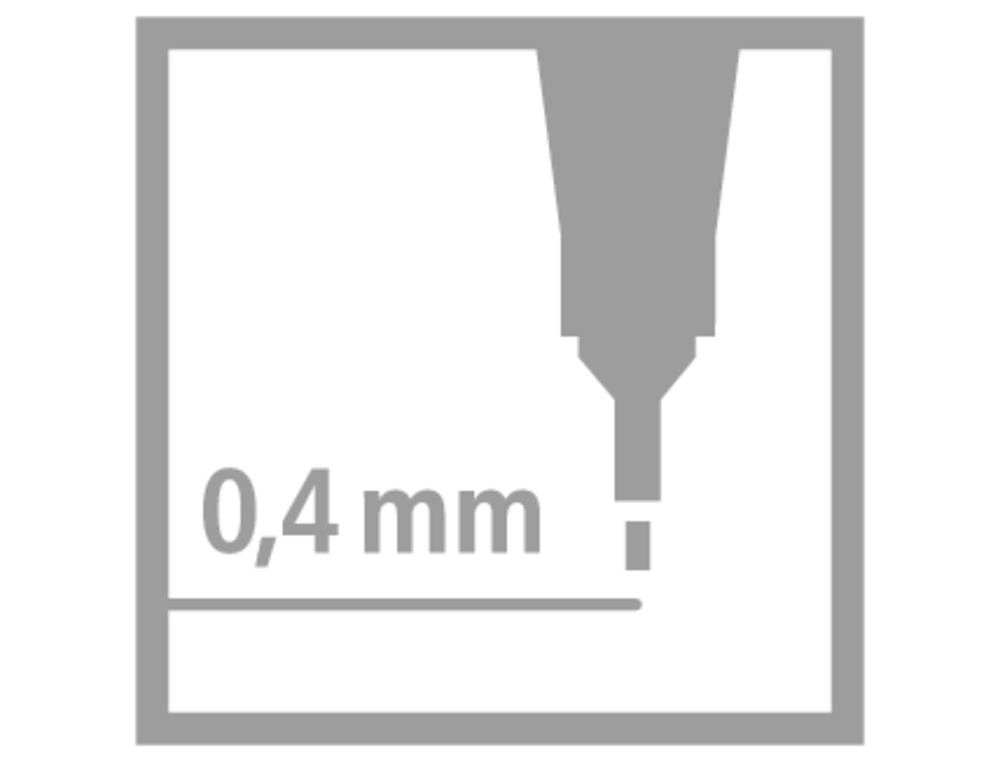 MARCADOR STABILO PONTA DE FIBRA POINT 88 CINZA AZULADO INTENSO 0,4 MM