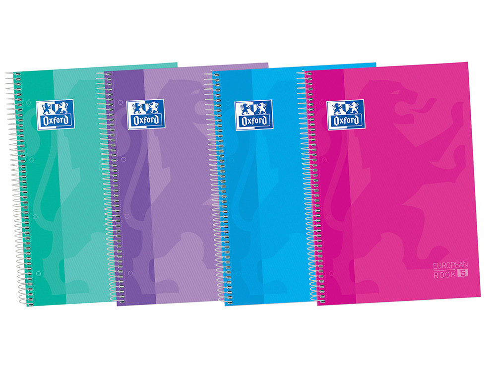 CADERNO ESPIRAL OXFORD EBOOK 5 CAPA EXTRADURA DIN A4+ 120 FOLHAS QUADRICULA 5 MM COM MARGEM TENDENCIA 50% FOLHAS GRATIS