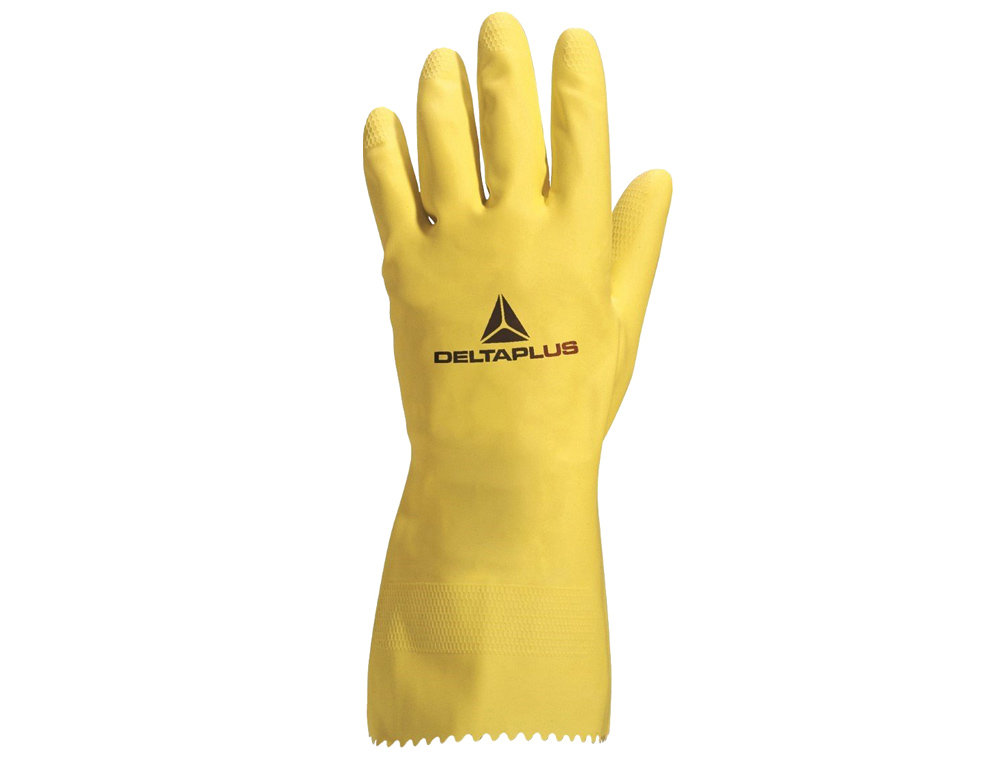 LUVAS DELTAPLUS DE NITRILO DESCARTAVEL PRETAS CAIXA DE 100 UNIDADES FORMATO 7-8