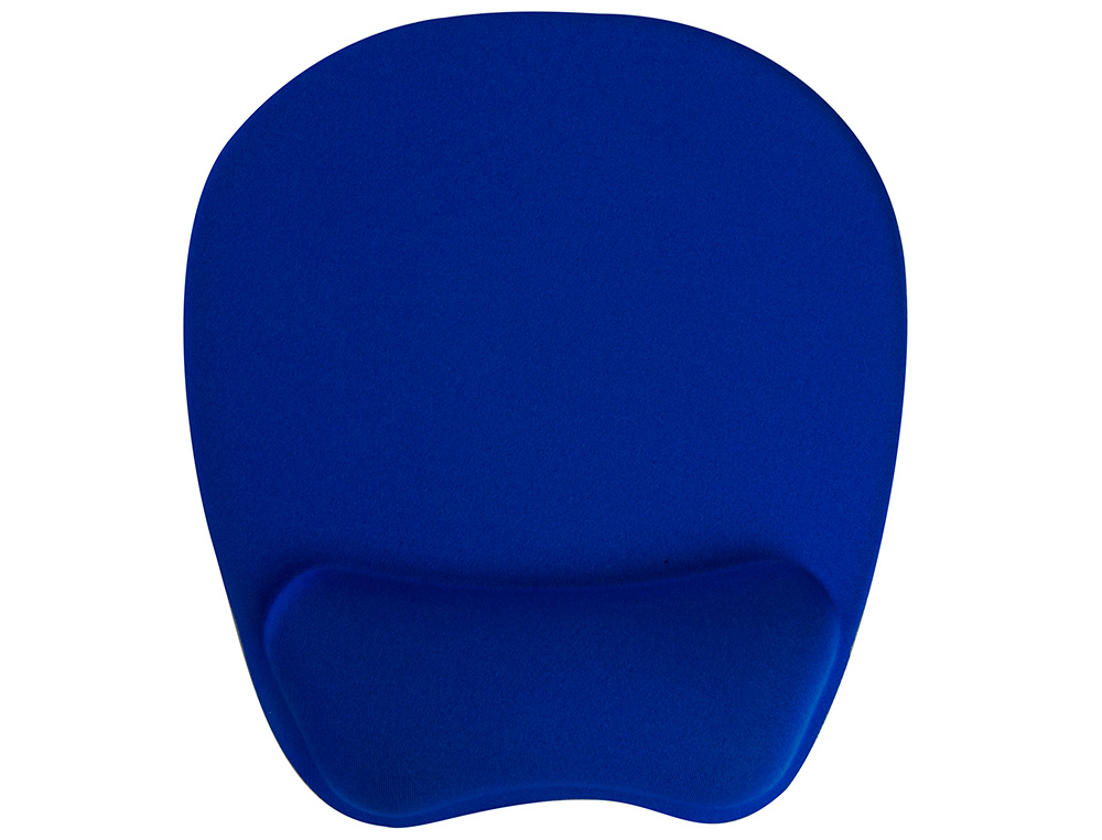 TAPETE PARA RATO Q-CONNECT COM APOIO DE PULSOS ERGONOMICA DE GEL COR AZUL