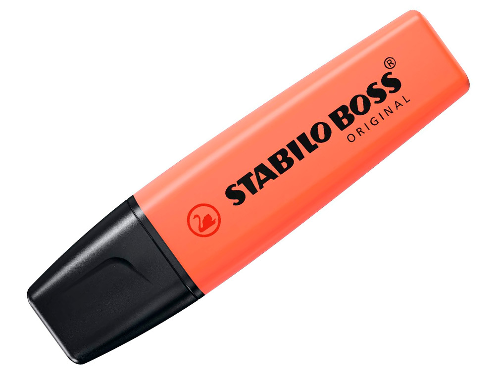 MARCADOR FLUORESCENTE STABILO BOSS 70 PASTEL CORAL