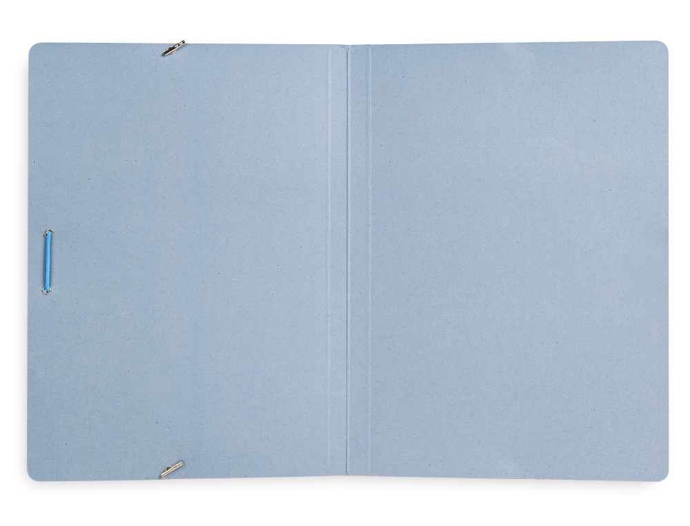 PASTA DE ELASTICOS LIDERPAPEL FOLIO SIMPLES AZUL