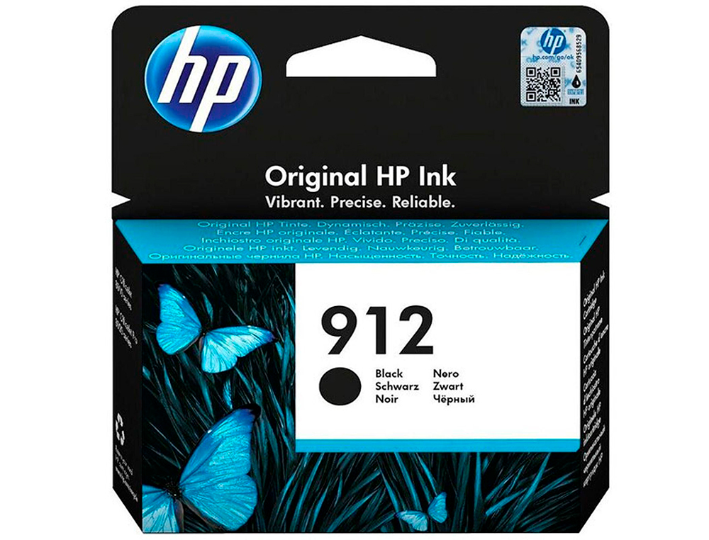 TINTEIRO HP 912 OFFICEJET 8010 / 8020 / 8035 PRETO 300 PAG
