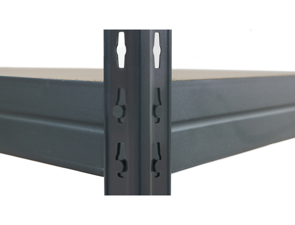ESTANTE METALICA AR STOCKER 200X200X70 CM 4 PRATELEIRAS 450 KG POR PRATELEIRA SEM PARAFUSOS COR CINZA