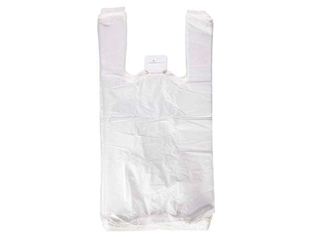 BOLSA RECICLADA 70% BRANCA 50 MC 30X40 CM APTA LEGISLACAO DE BOLSAS 2021