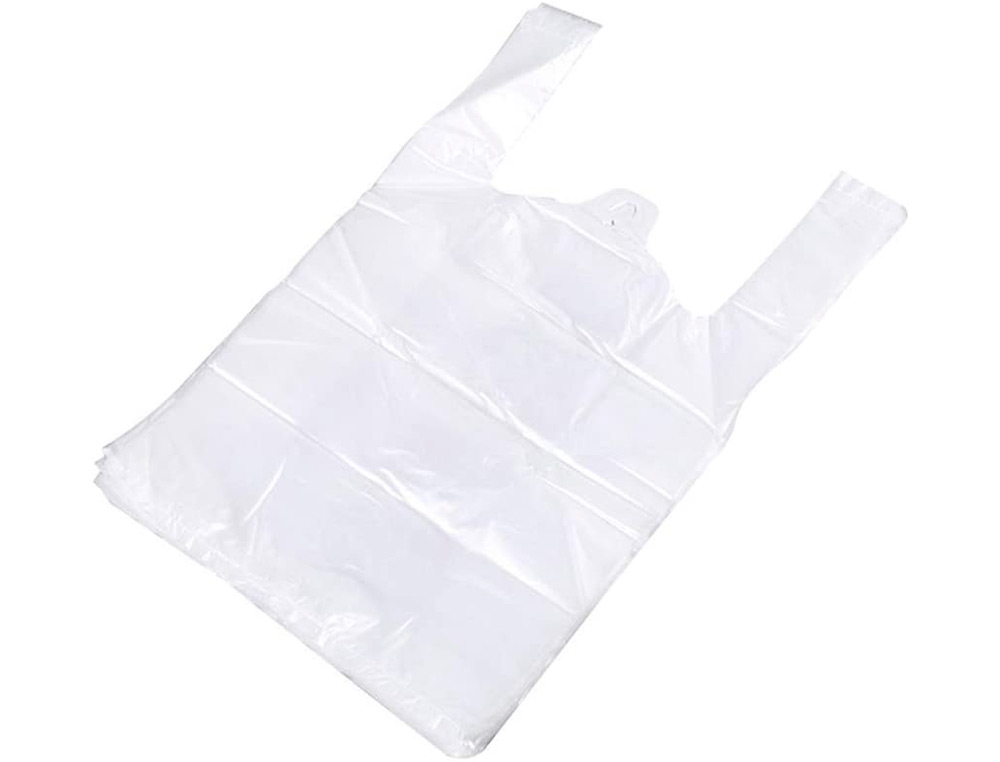 BOLSA RECICLADA 70% BRANCA 50 MC 30X40 CM APTA LEGISLACAO DE BOLSAS 2021